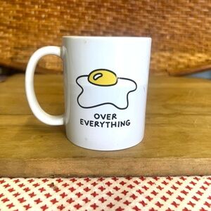 Vintage egg mug over everything USA seltzer goods cup gift